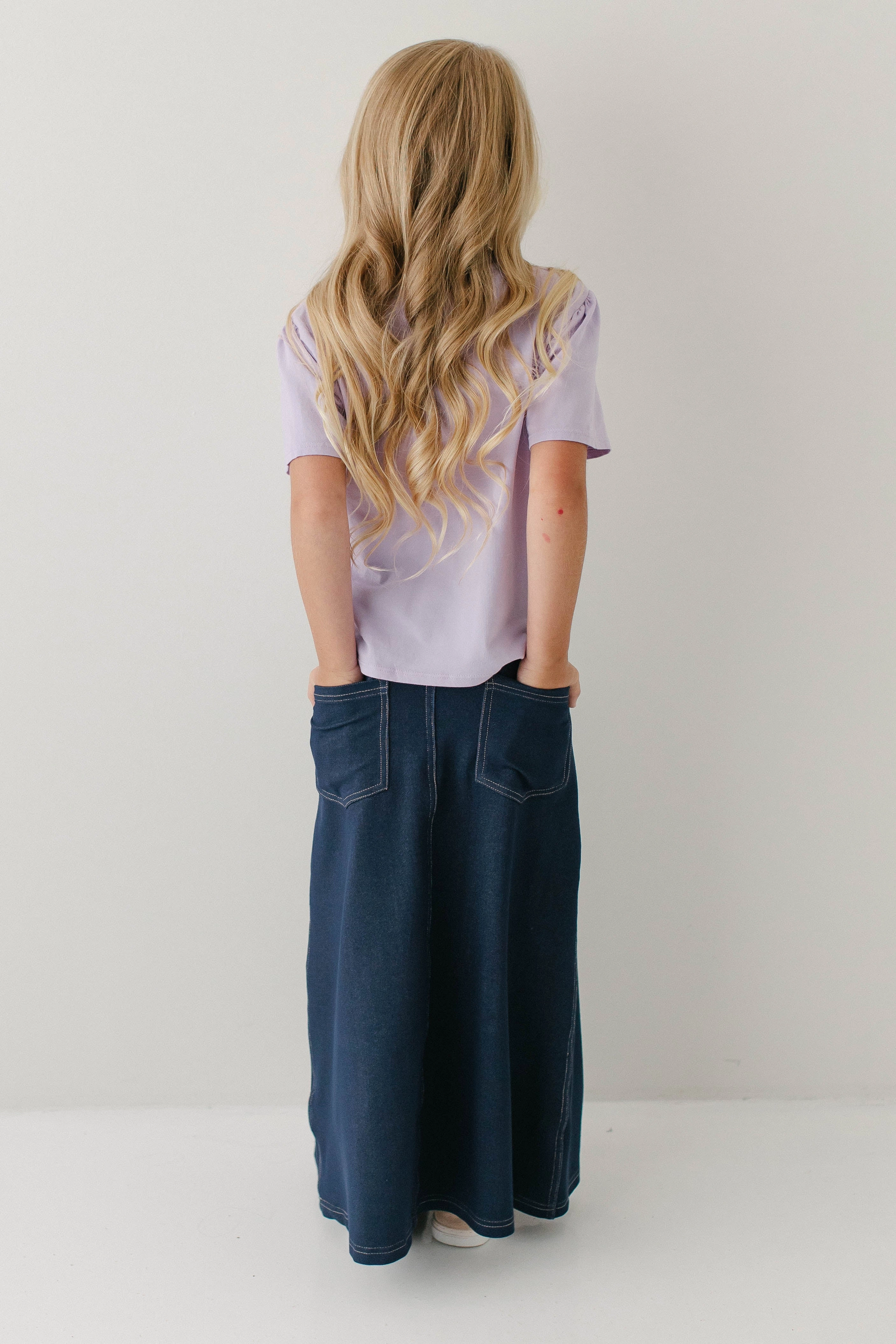 'Caroline' Girl Knit Maxi Skirt Iconic Style