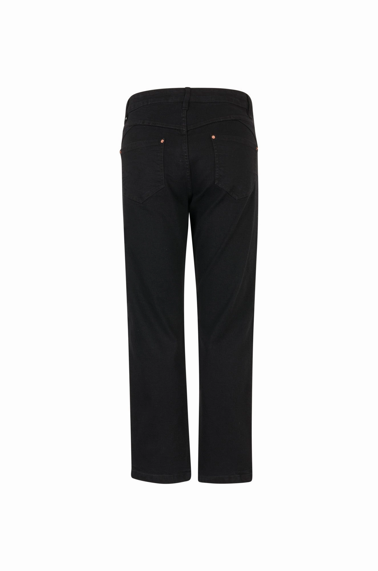 Plain Comfort Wonder Denim Short Jeans | Black Slate | 6605B1