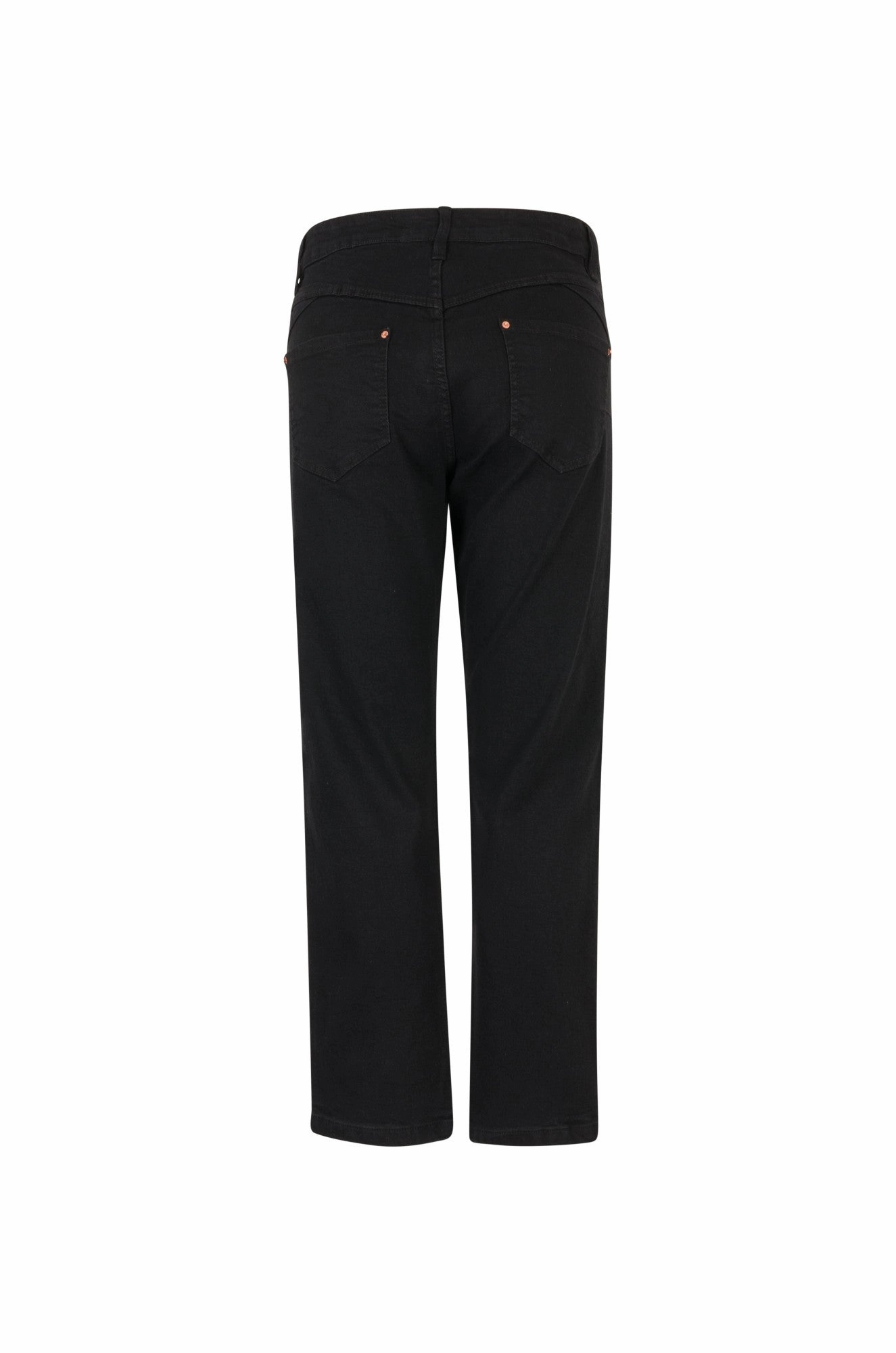 Textured Yarn Blends Wonder Denim Short Jeans | Black Slate | 6605B1