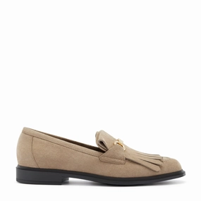 Spring step Occasion Fit Vend?me Lave taupe suede loafers