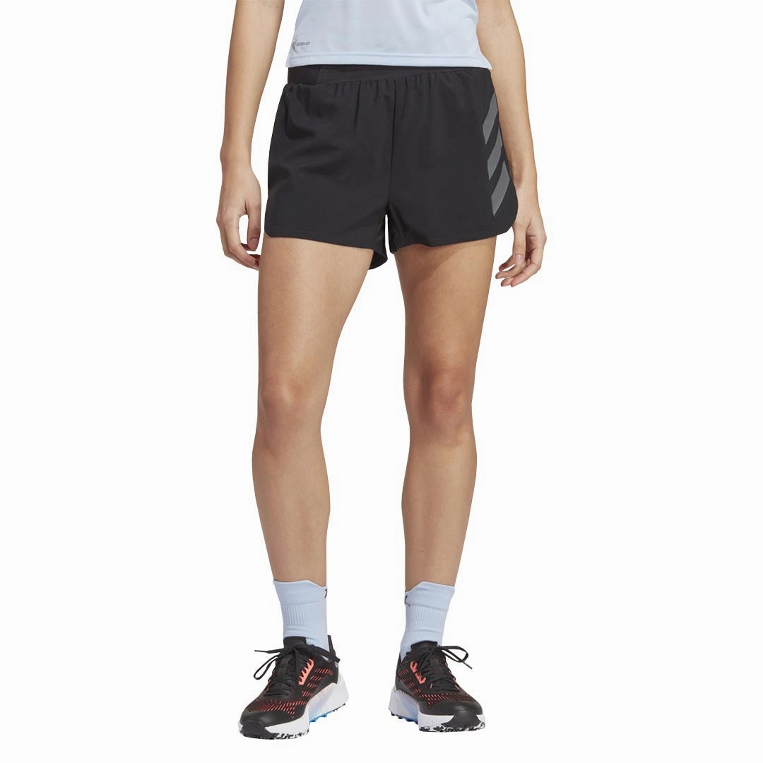 adidas - Women's Terrex Agravic Trail Running 5 Inch Shorts (HT9392-5IN) Yoga Ready NonRestrictiveCut