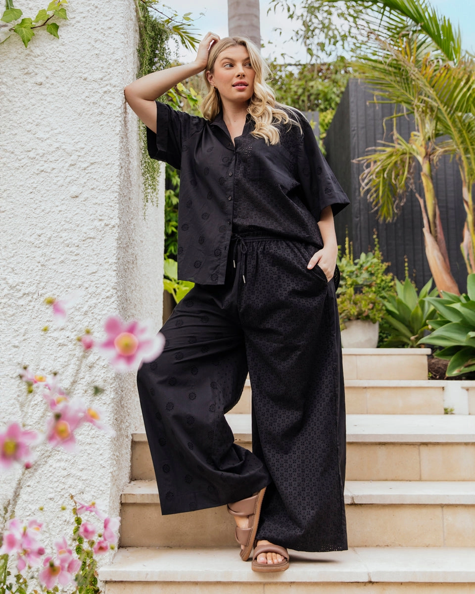 Sporty Fit Flow Motion Elm Clementine Pant Black