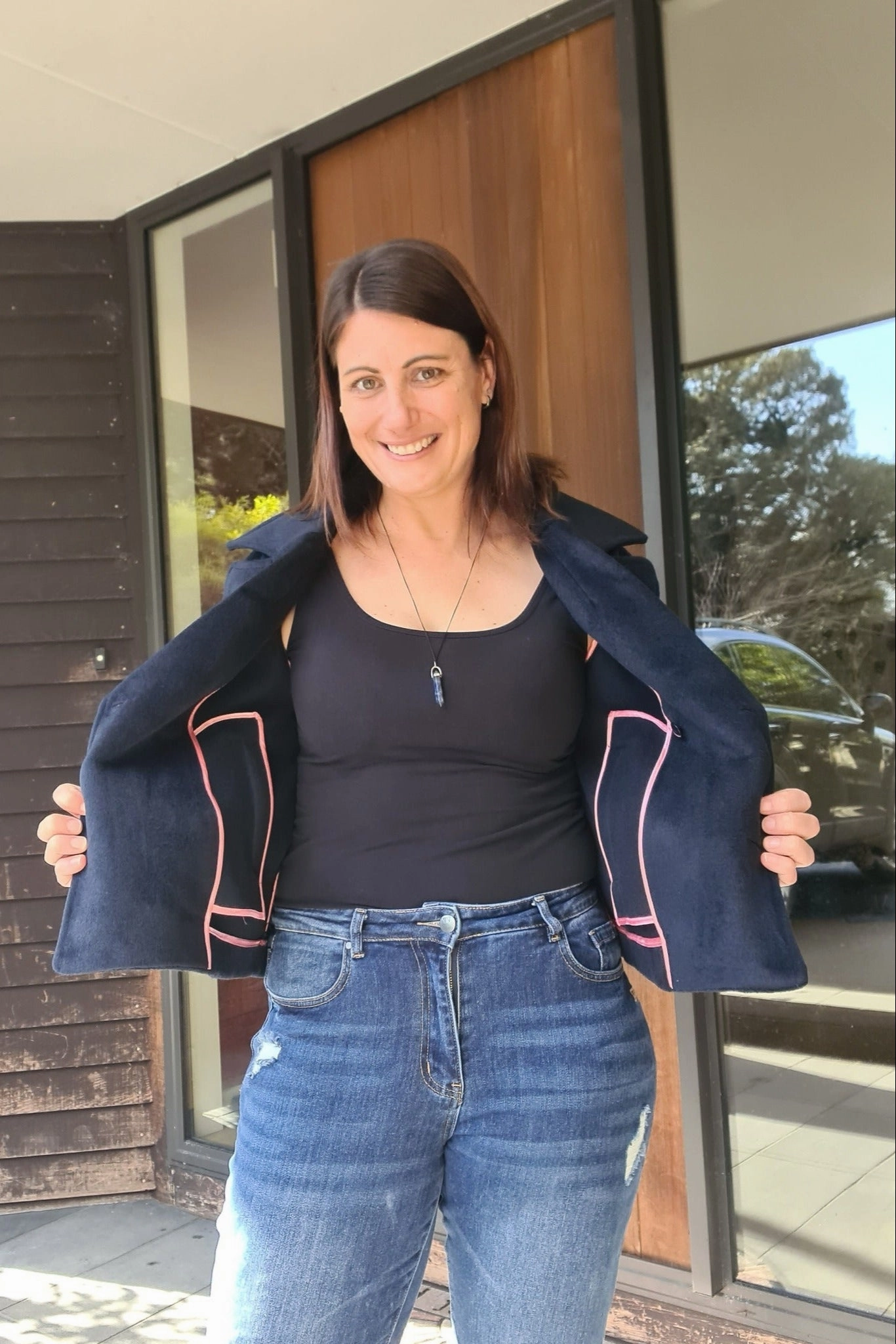 Elm Harley Peacoat Dark Sapphire Recycled Polyester Blend