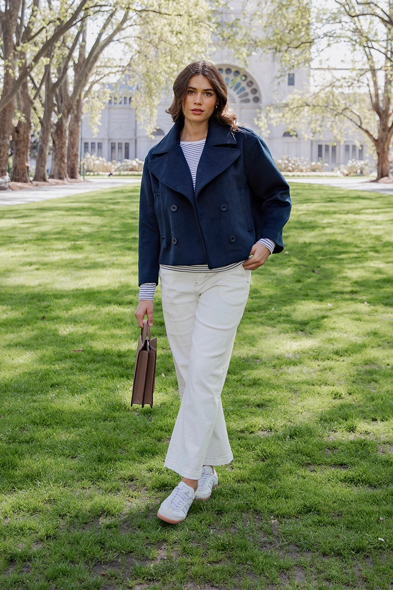 Modern Travel Look Elm Harley Peacoat Dark Sapphire