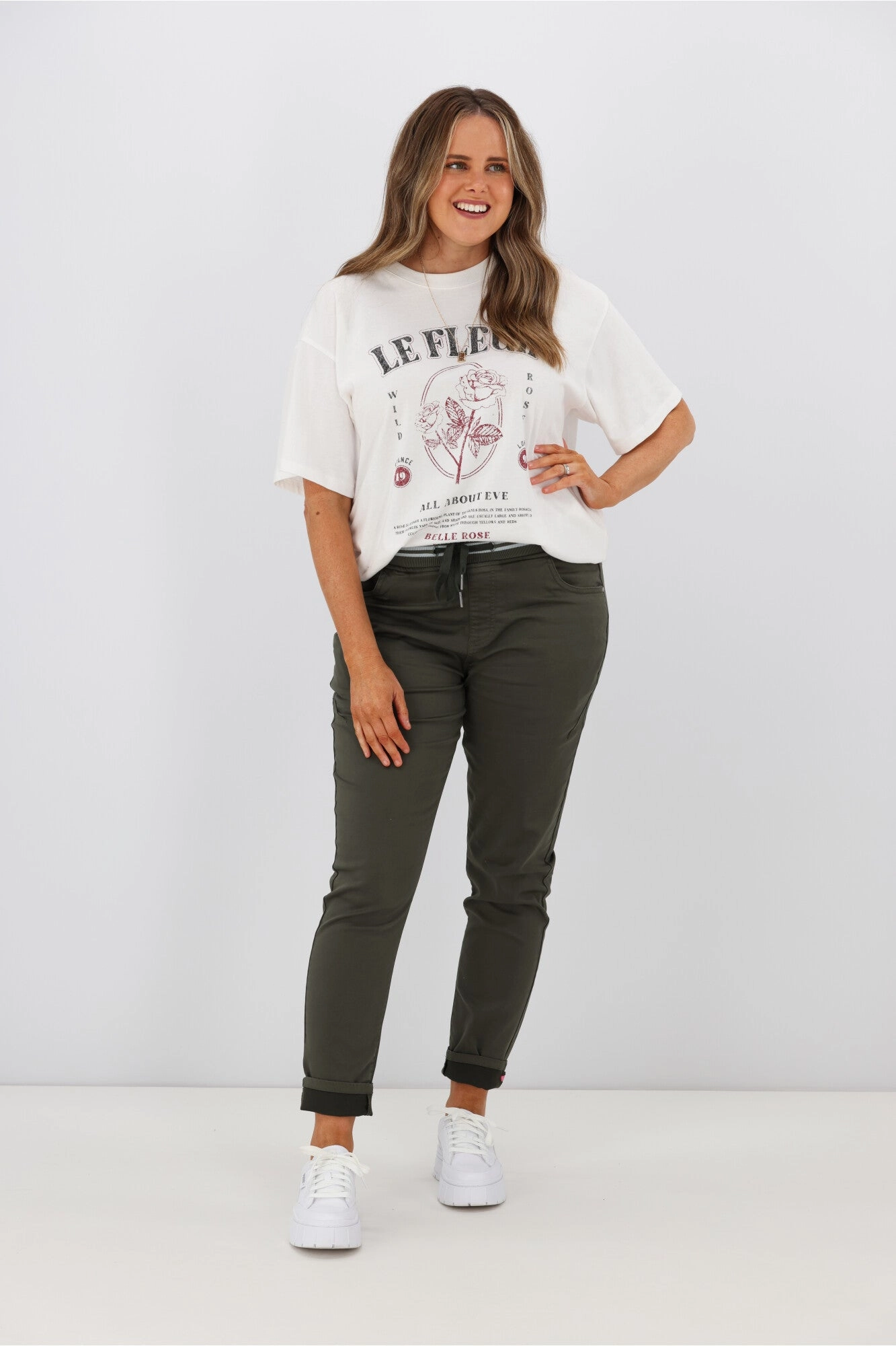 Extra Soft Dance Practice Elm Margo Jogger Khaki