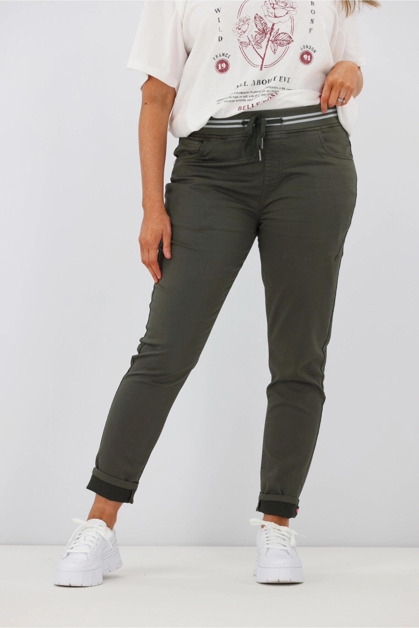 Cool Tone Fast Dry Elm Margo Jogger Khaki