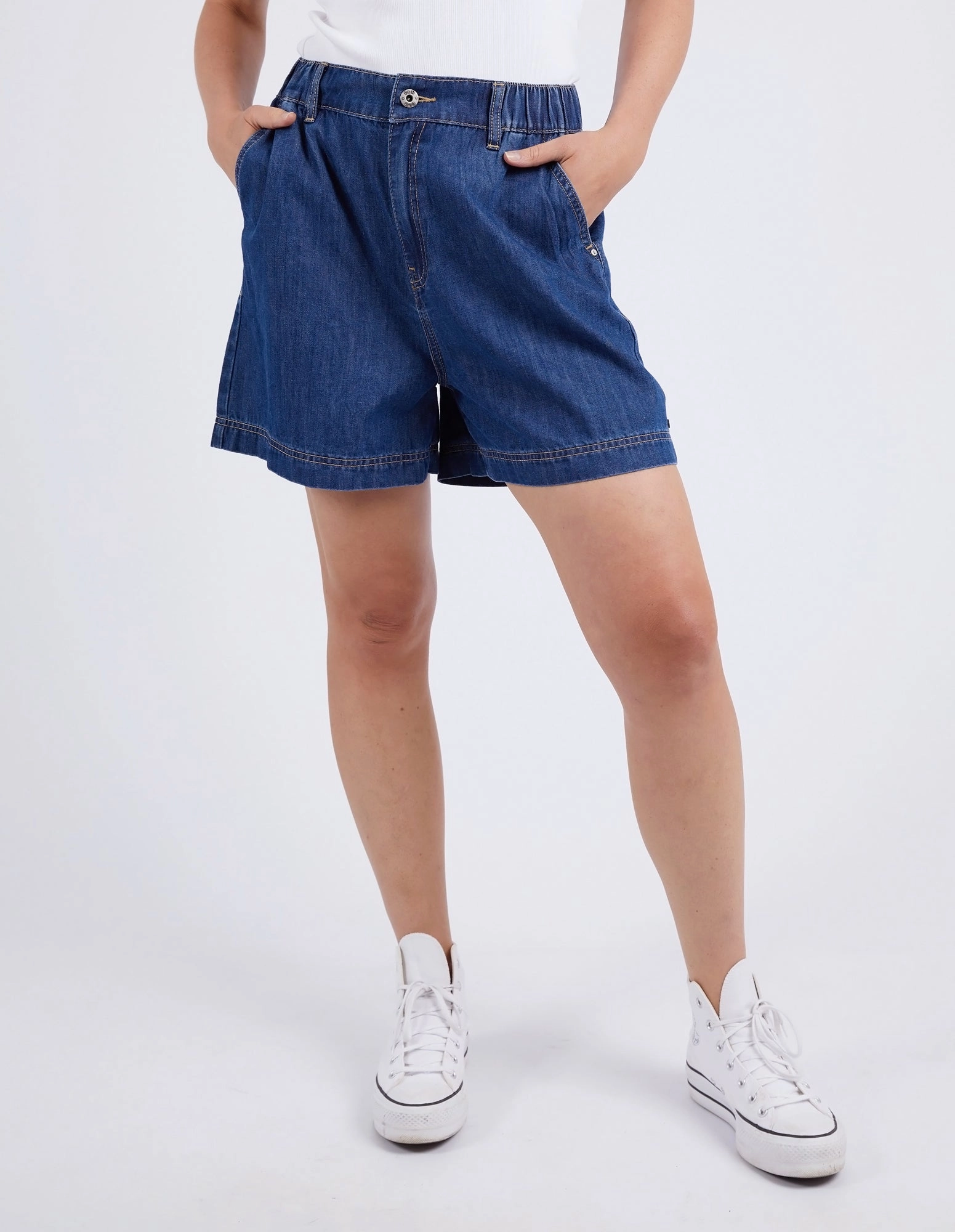 adventure apparel Elm Matilda Denim Short Dark Blue
