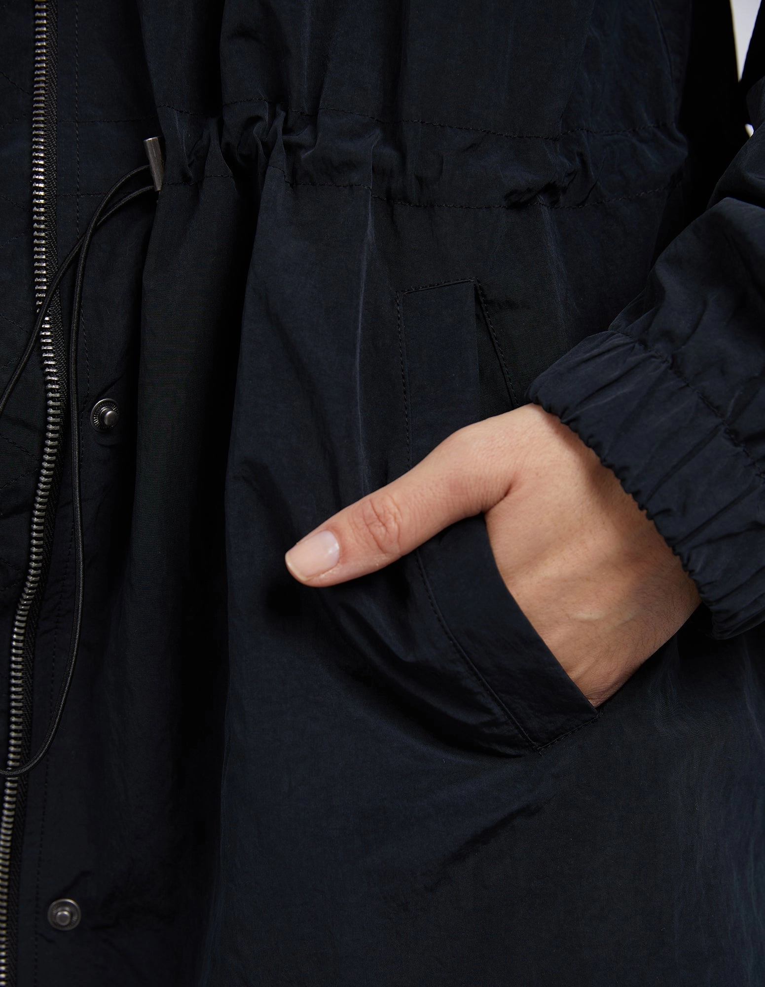 Elm Shanee Parker Jacket Black Modular Attachments BreathableLining