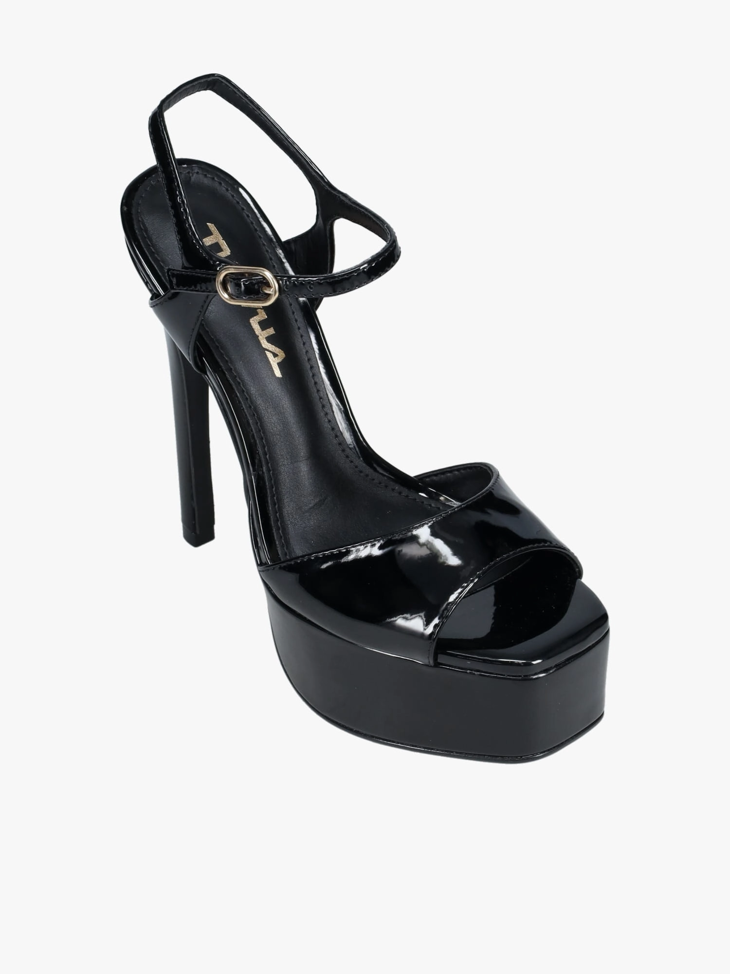 Tuxedo Party Shoes Carlota Black Patent
