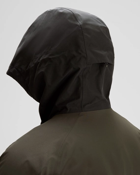 Men's PWDR-Days 2L Insulated Snow Jacket - Dark Moss/Beech Hidden Ventilation