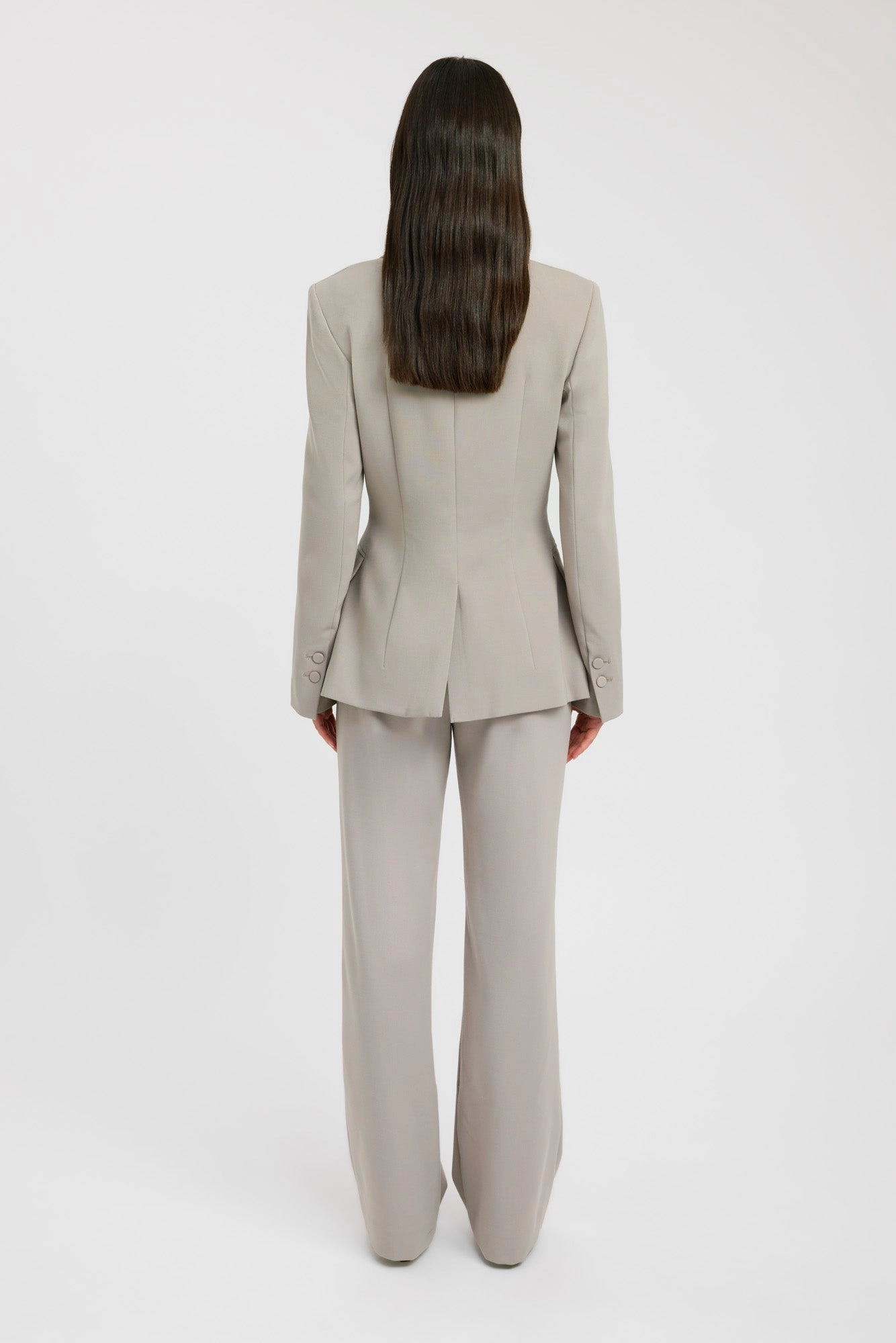 Erika Cinch Blazer Minimal Travel Look High Collar Style