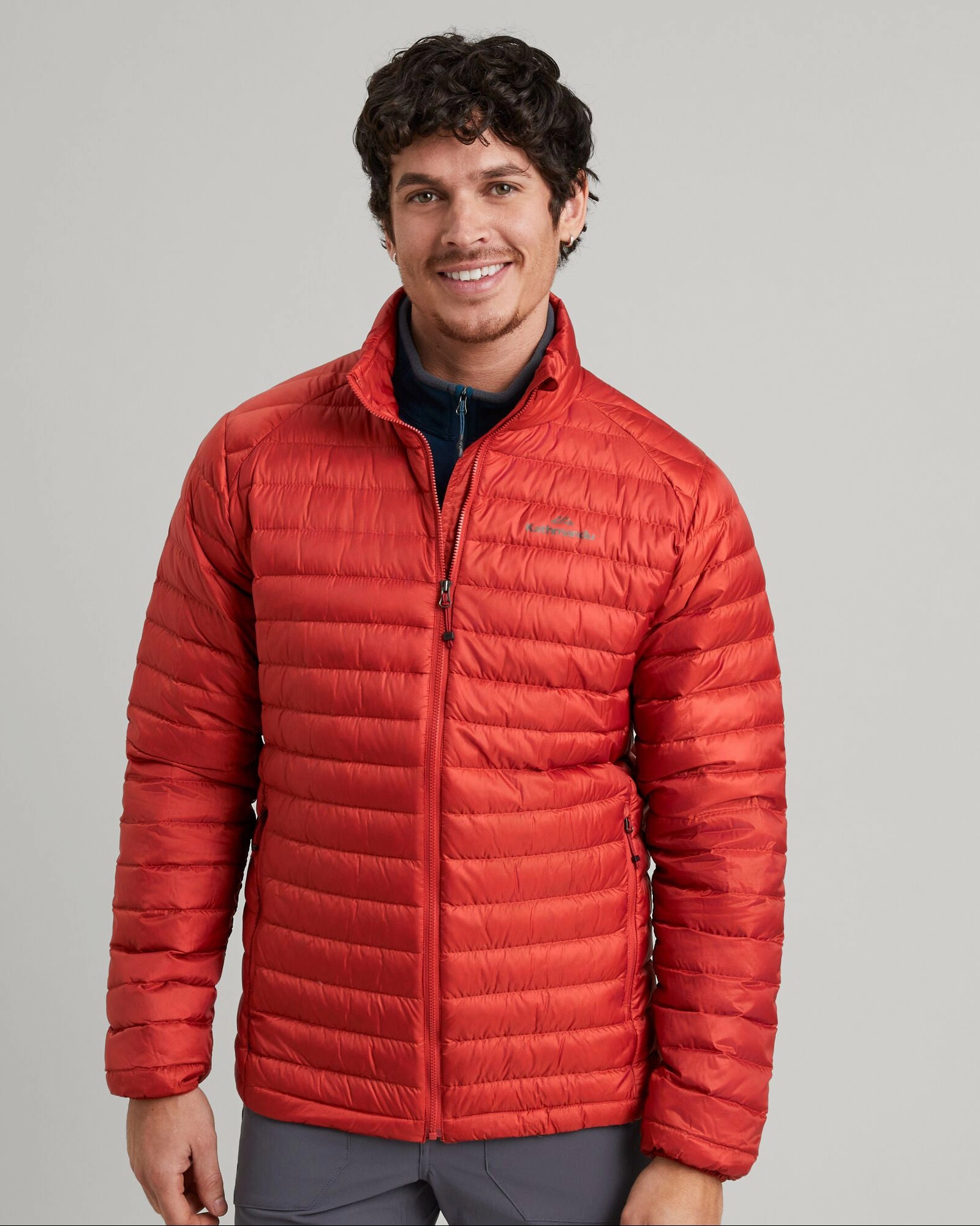 Men's Heli R Down Jacket - Red Earth SeamlessBonding