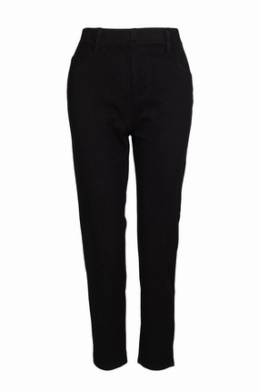 Chic Fit Evening Stroll Weekend Getaway Capri Jeans | Black | 6913C1