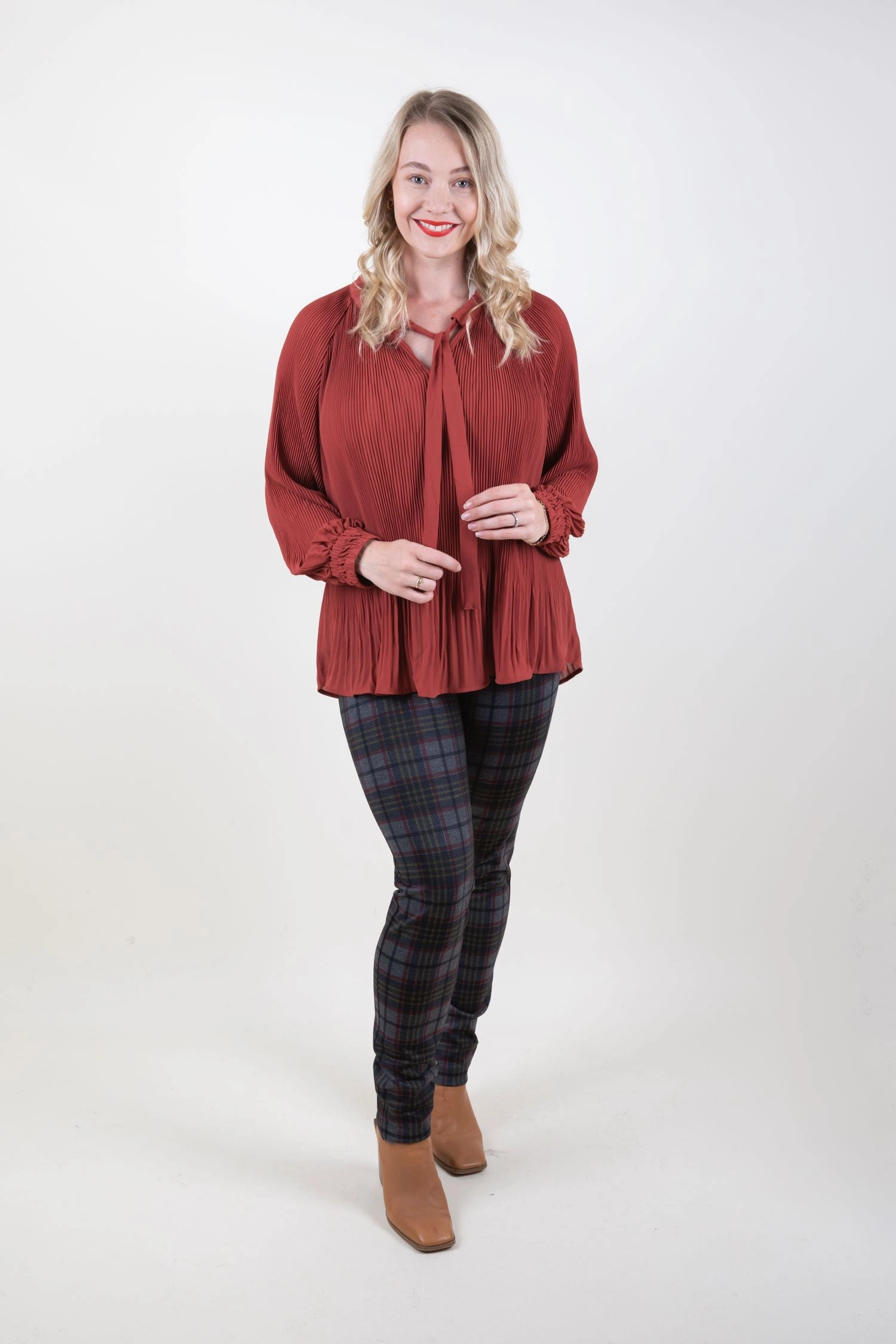 ExtendedSizeRange Layered Style Up Pant - 67736UP Fermony Ponti Pant