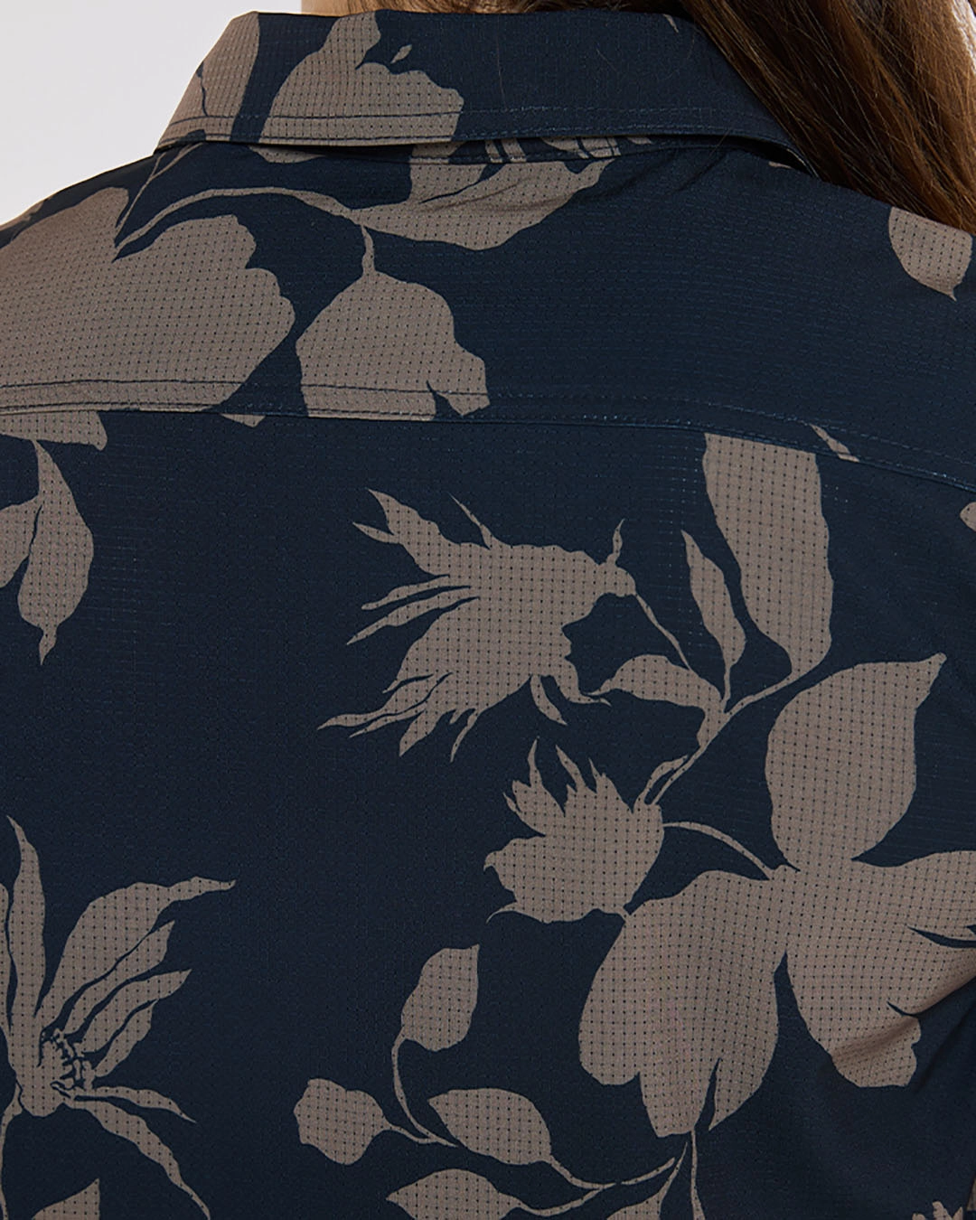 Button-up Comfort Wear Womens Tech Party Shirt | Louis