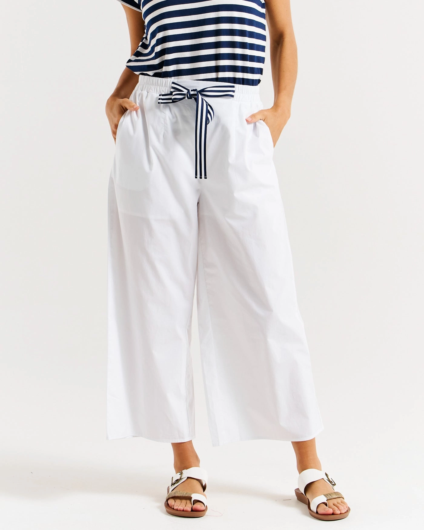 High Durability Machine wash Betty Basics Lulu Pant White