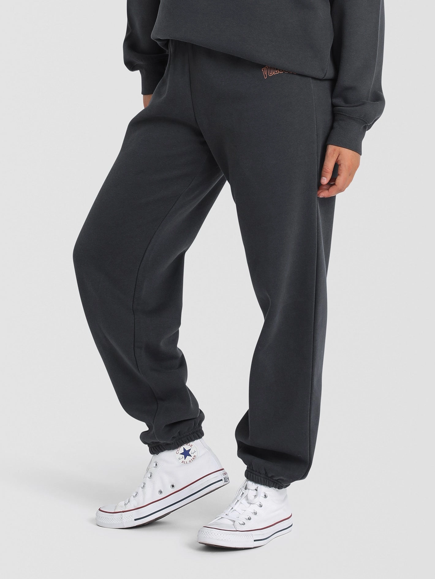 Contour Hug Volcom Get More Trackie Black