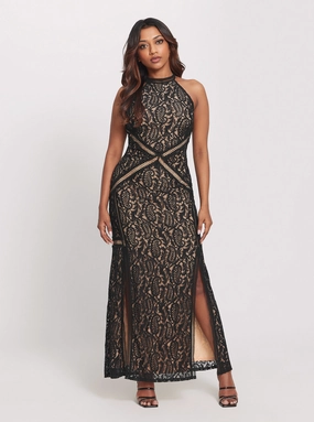 Black New Liza Maxi Dress Statement Look