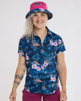 Womens Tech Party Shirt | Oasis Plus Size Fit Minimal Look