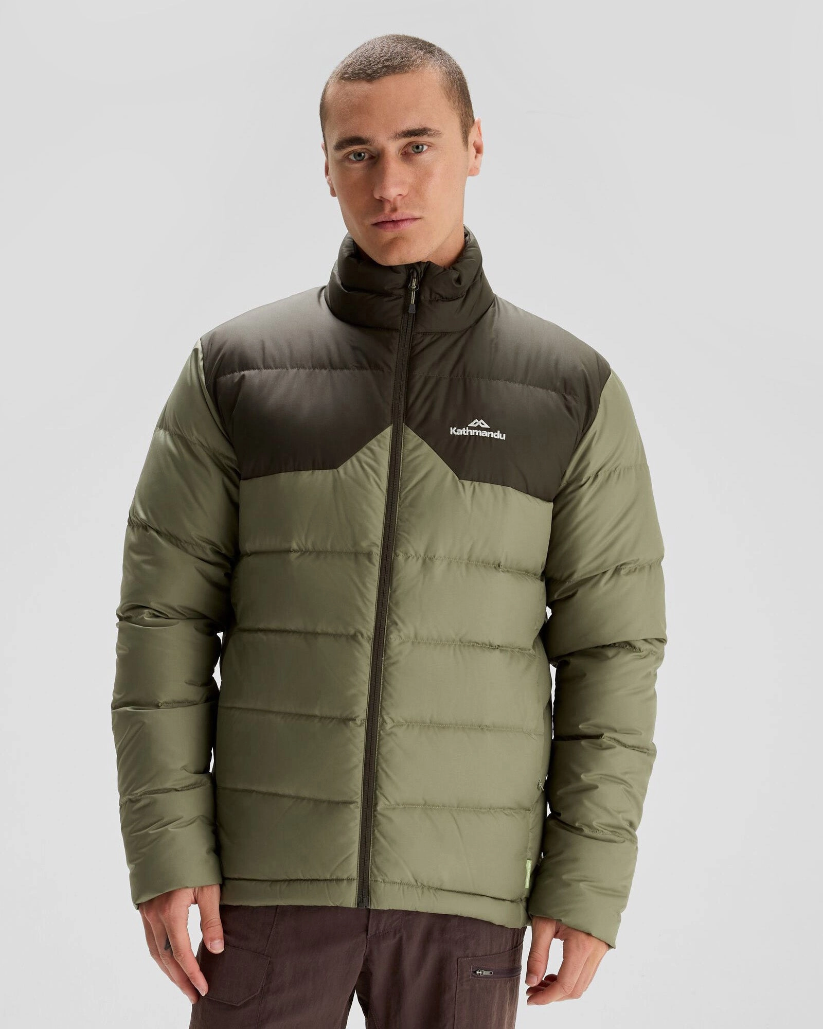 Men's Epiq Down Jacket - Beech/Dark Moss ThermalInsulation