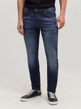 Eco Low-Rise Super Skinny Chris Denim Jeans In Carry Dark Wash Perfect Basic Light Comfort