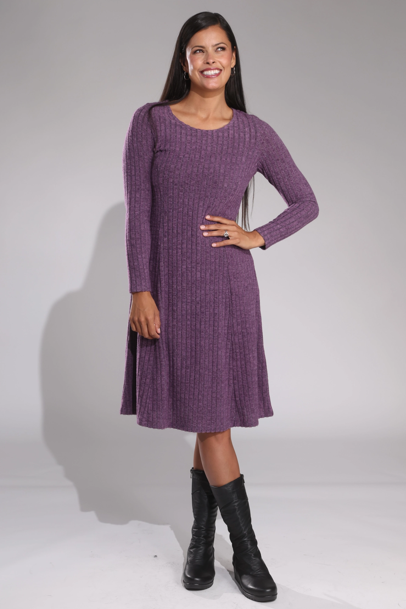 Cool Undertone Free Shape Dress | Amethyst | 7962B1