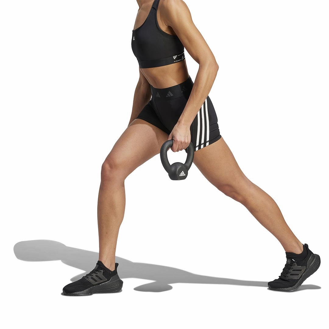 adidas - Women's Techfit Hyperglam 3 Inch Shorts (HY5894) Casual Performance