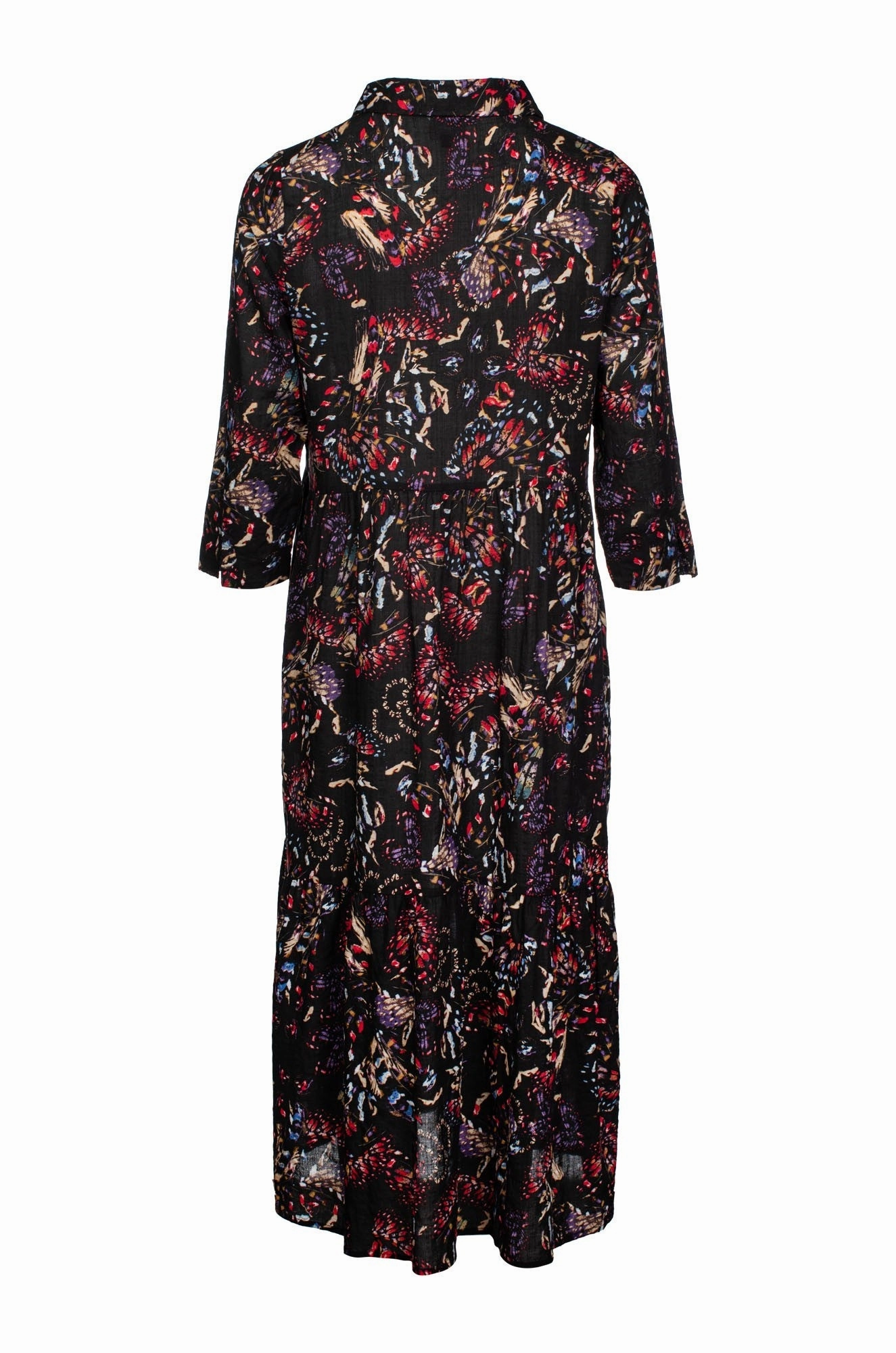 Dress | MULTI BUTTERFLY | 6543C1 Lace-Edge