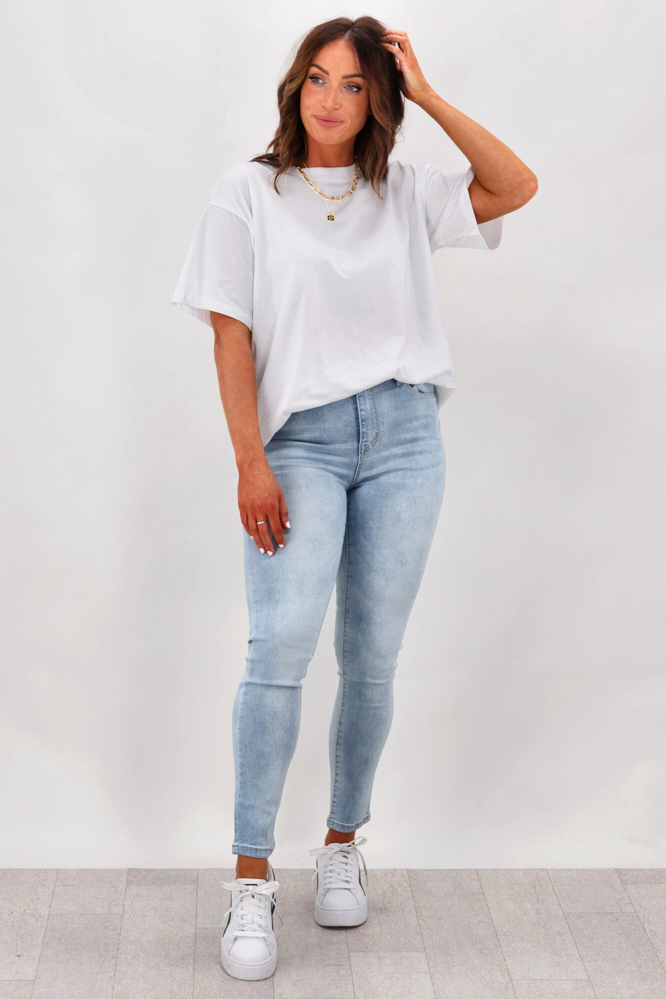 Evening Walk Anti Odor Full length Wakee Denim Narelle Jean Blue