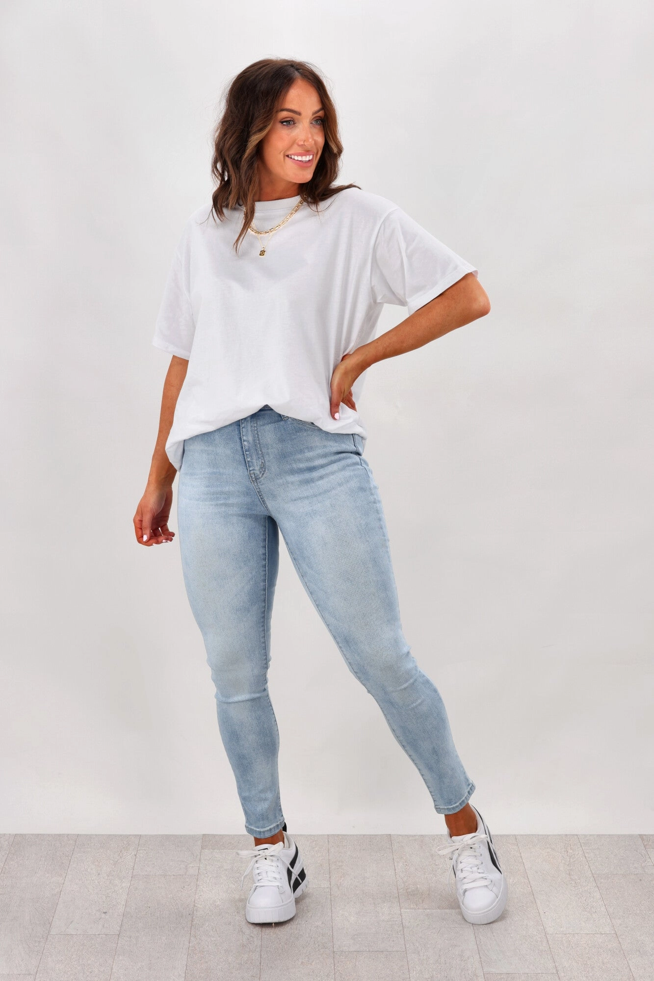 Comfy Active Wear Wakee Denim Narelle Jean Blue