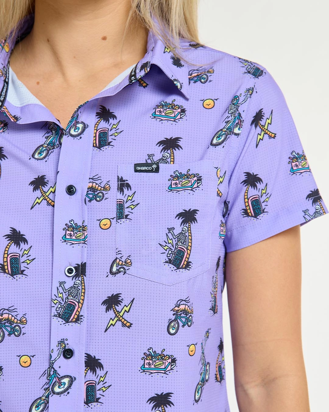 Active Fit natural fiber Womens Tech Party Shirt | Rippin & Sippin