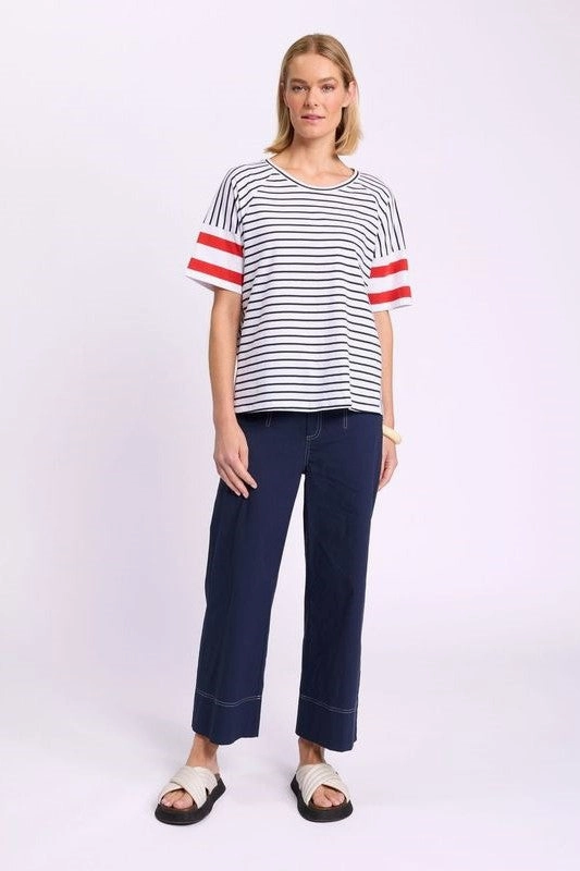 Marco Polo - YTMS58243 3/4 Wide Leg Pant All Season Versatility