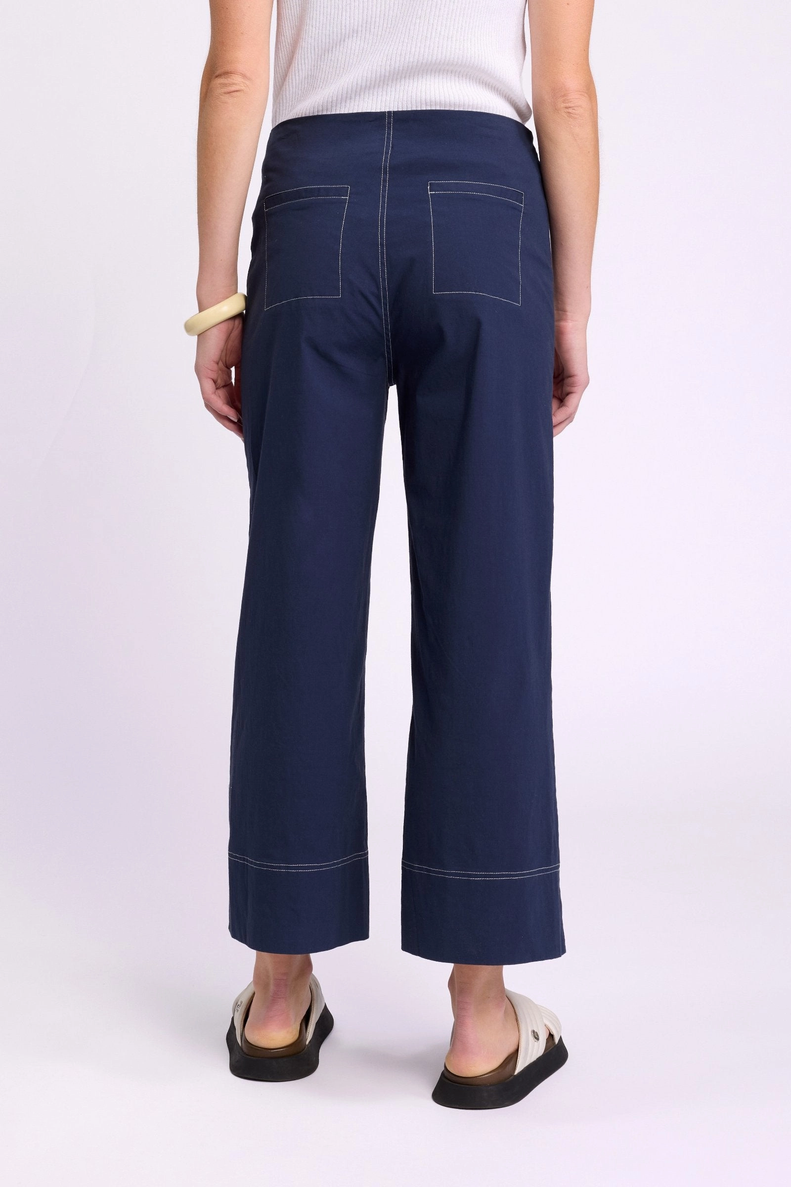 Marco Polo - YTMS58243 3/4 Wide Leg Pant Flowy legs Active Wear