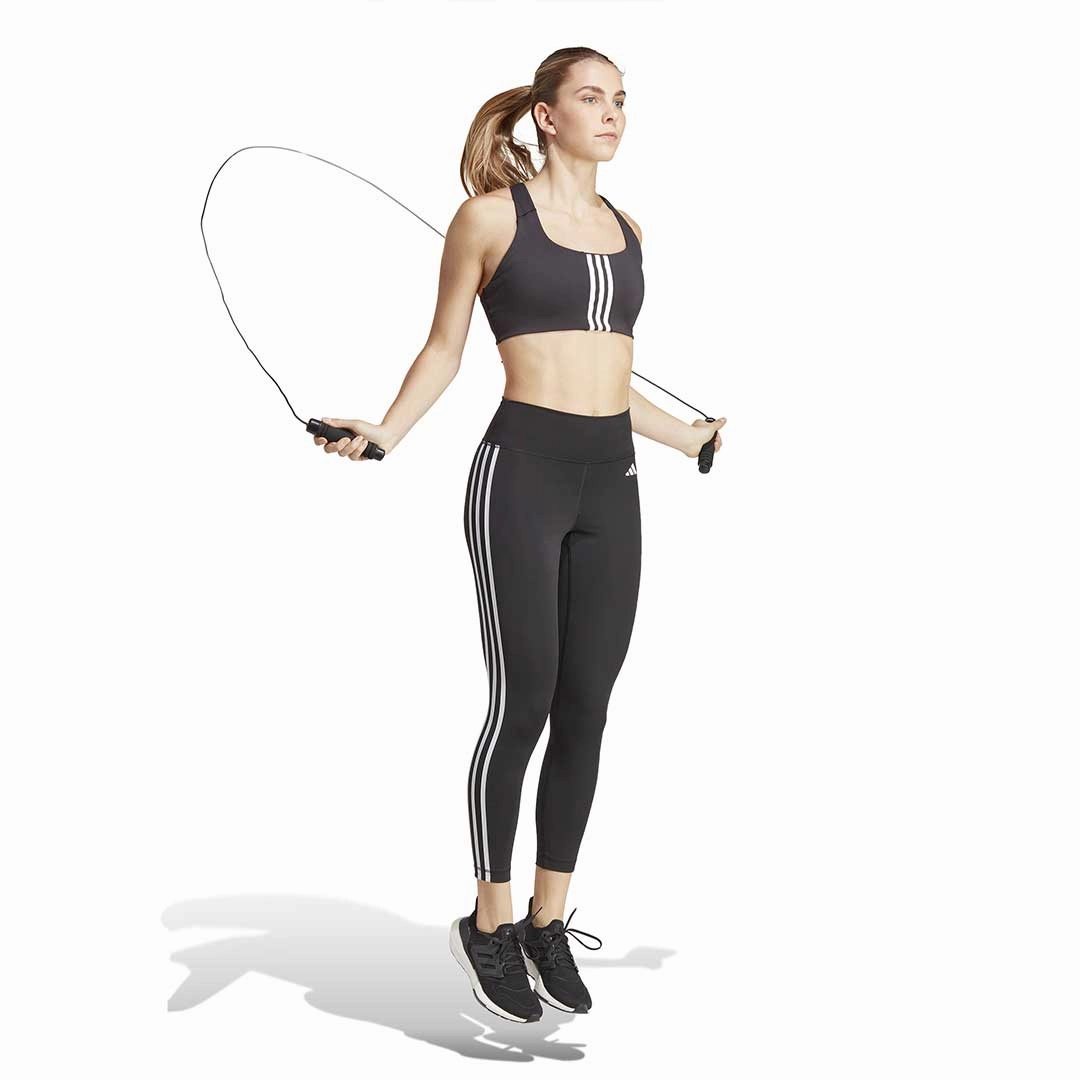 No Fuss Fit adidas - Women's Train Essentials 3 Stripes High Waisted 7/8 Leggings (HT5438)