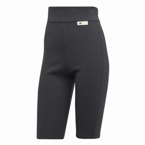 Rubberized grip adidas - Women's Studio Lounge Ribbed Shorts (HH8504)