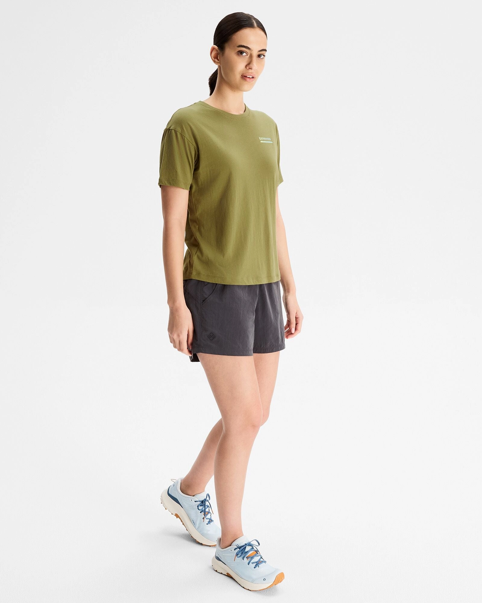 Women's Heritage Organic Cotton T-shirt - Dark Fern OdorResistant