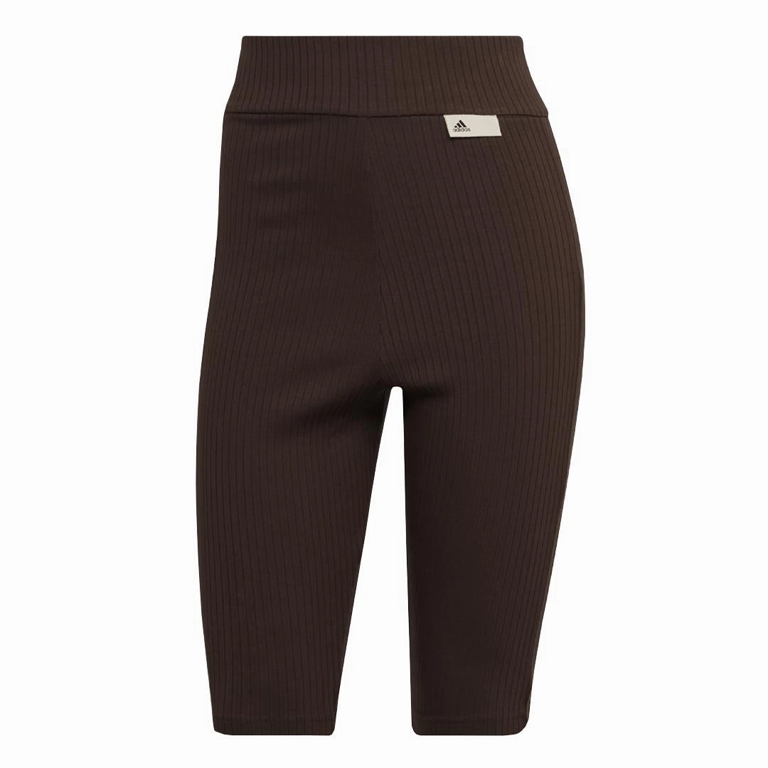 adidas - Women's Studio Lounge Ribbed Shorts (HN0682) Layer-Friendly