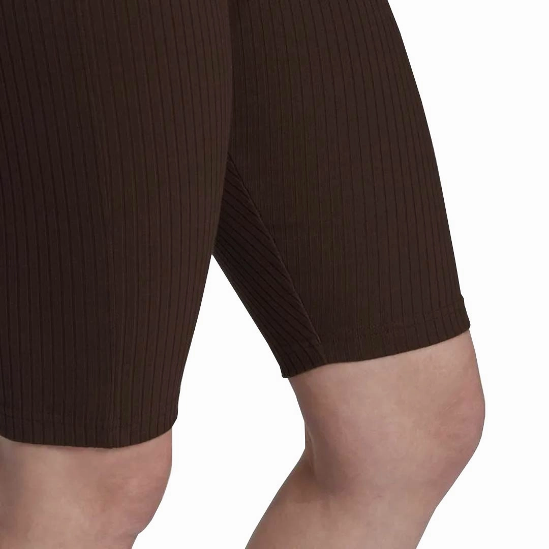 Sporty Comfort adidas - Women's Studio Lounge Ribbed Shorts (HN0682)