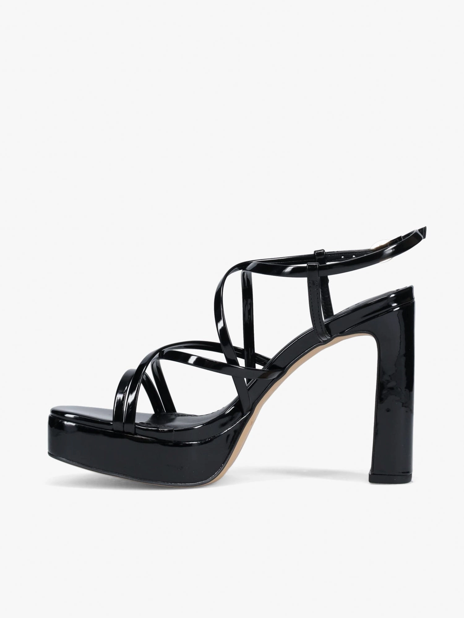 Glamorous Stilettos Shockproof Akiko Black Verniz