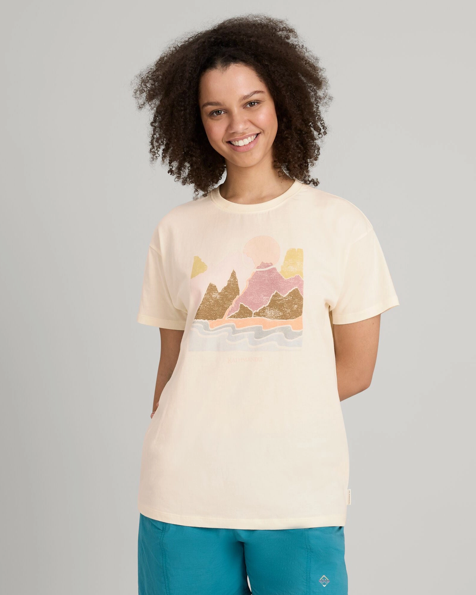 Women's Dawn Break Organic Cotton T-shirt - Natural Soft Touch Fabric Hypoallergenic Lining