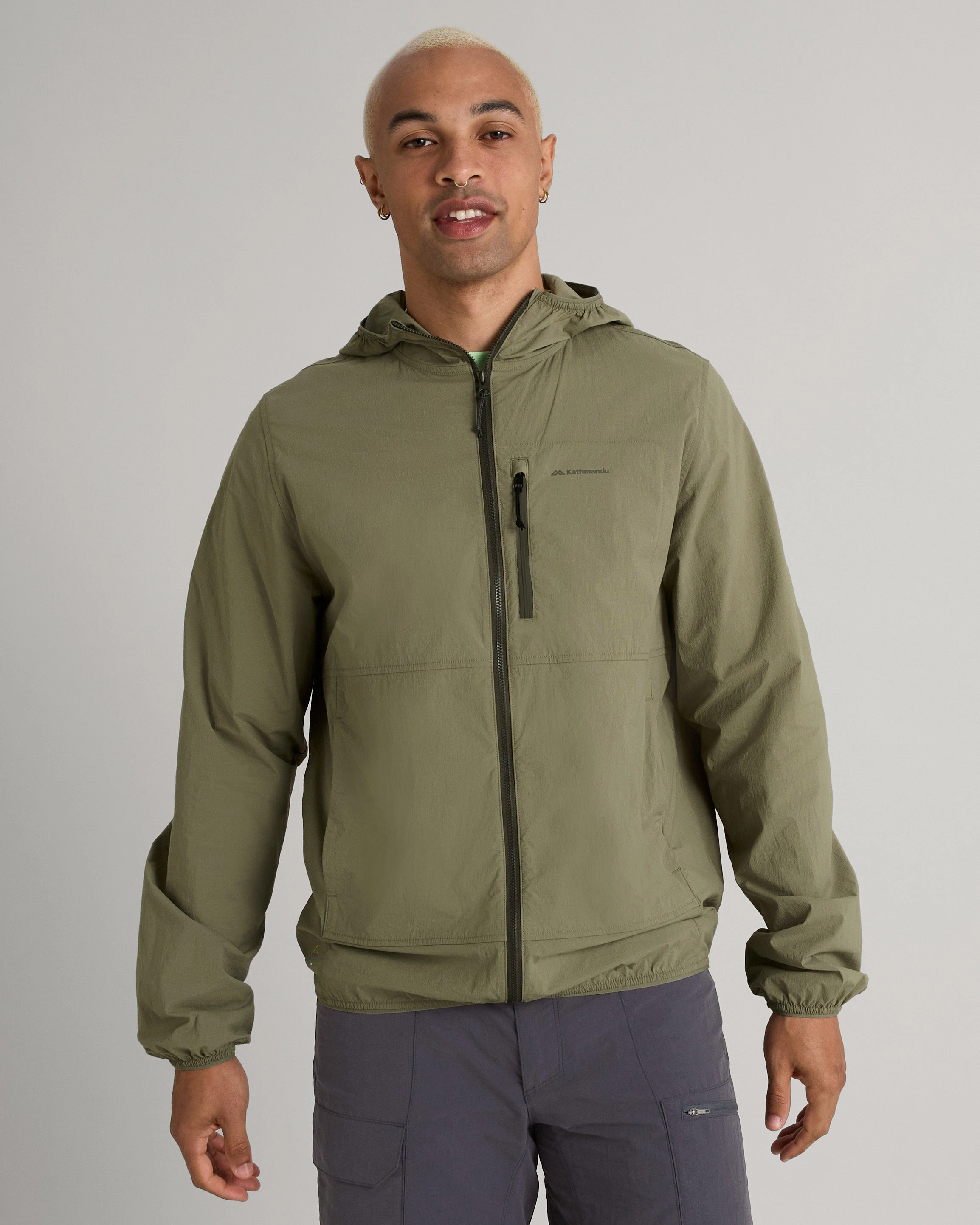StretchableMaterial Men's EVRY-Where Stretch Windbreaker - Beech