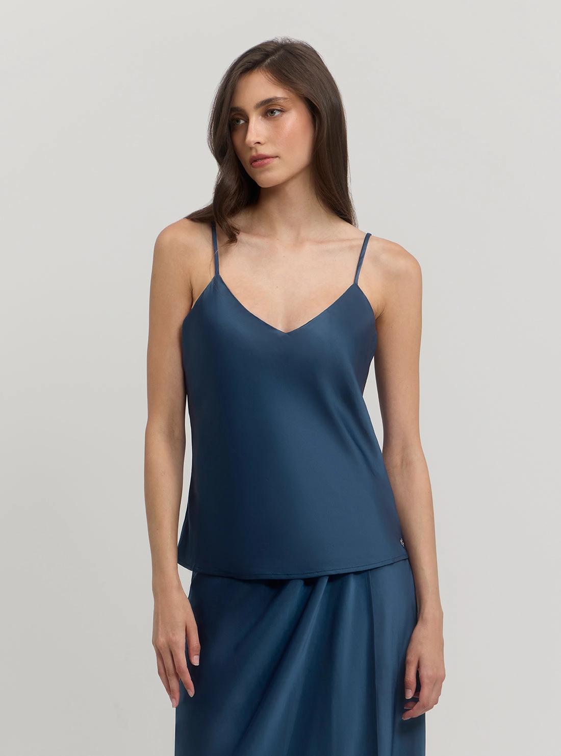 MultiFunctionalPockets Blue Anastasia Tank Top