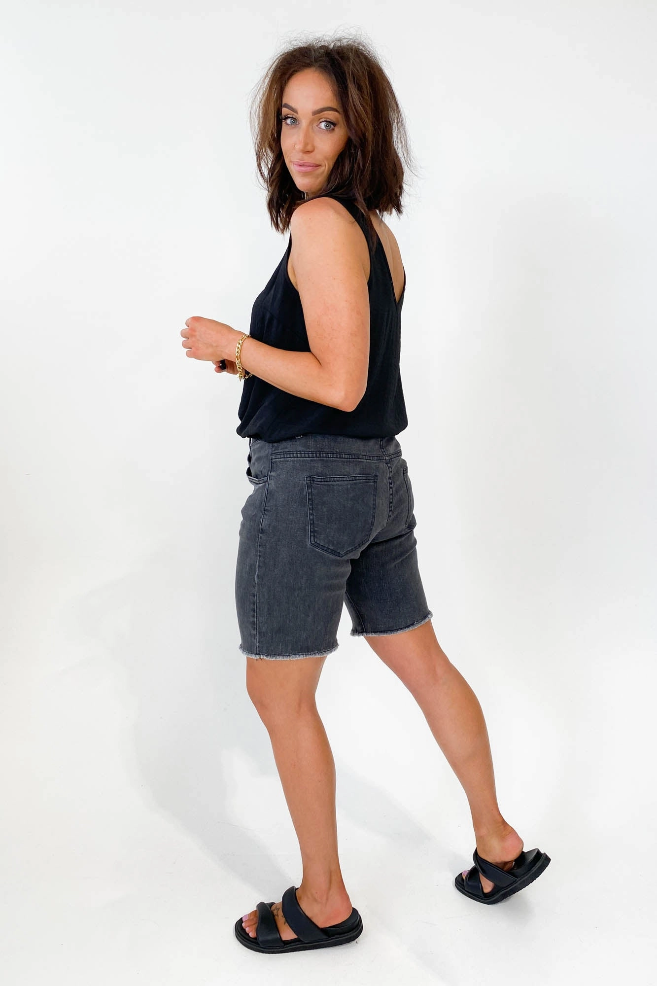 Foxwood Aja Bermuda Coal waterproof