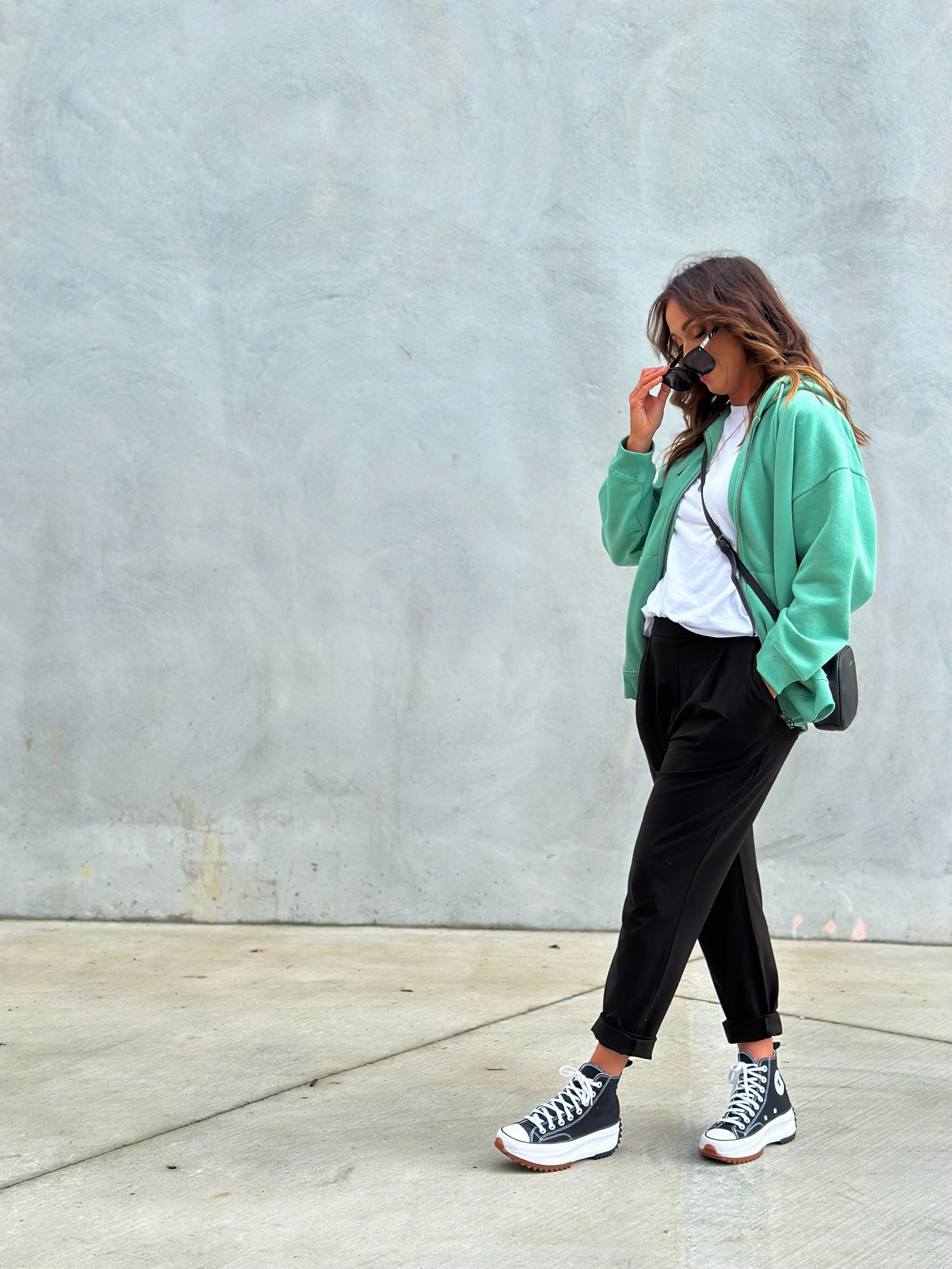 Foxwood Everyday Pant Black Soft Texture Active Lifestyle Fade Resistant