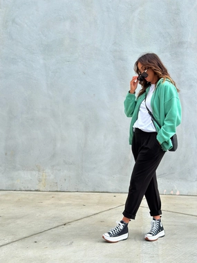 Foxwood Everyday Pant Black Soft Texture Active Lifestyle Fade Resistant