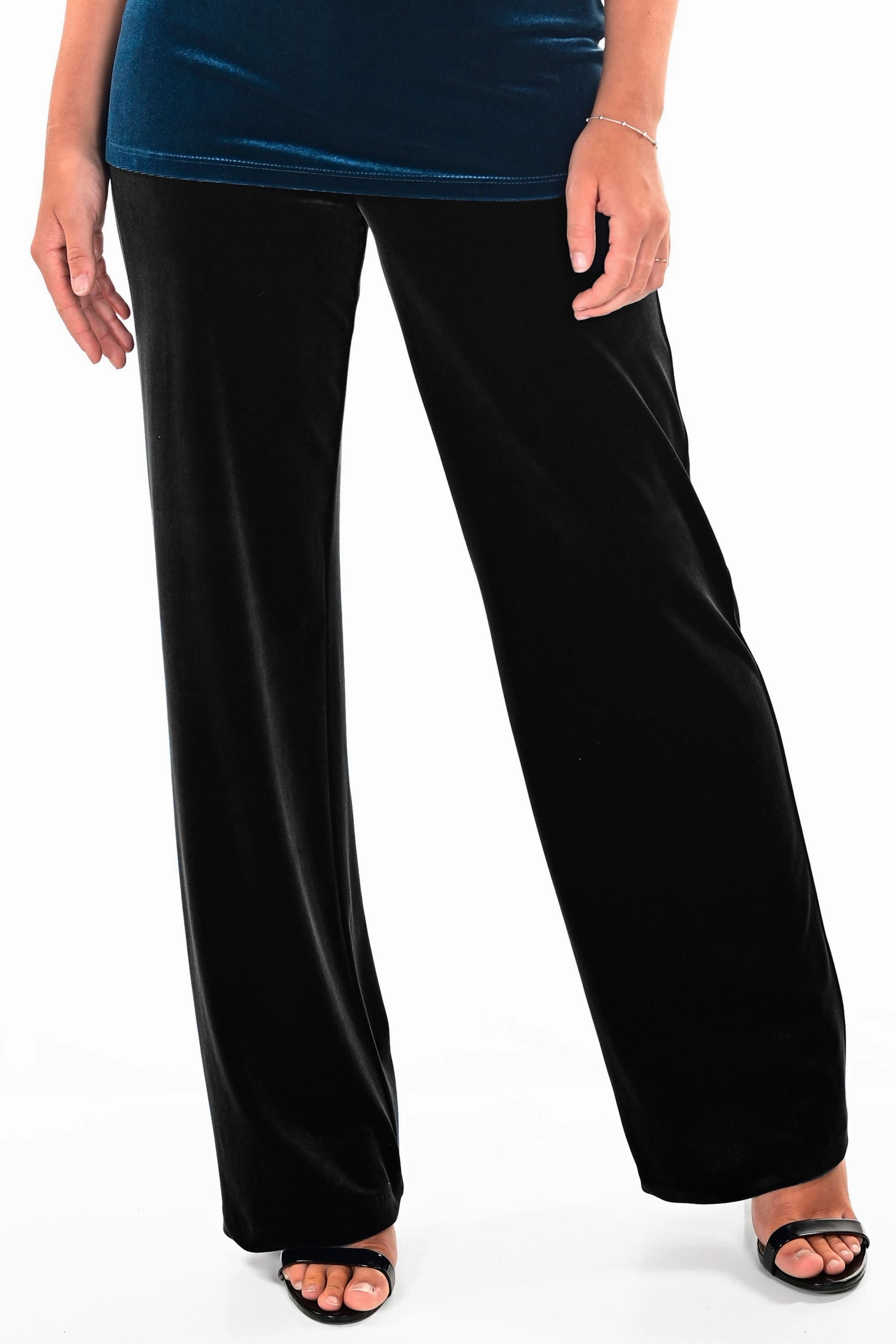 Flexible Layer Frank Lyman - 234344 Velvet Wide Leg Pant
