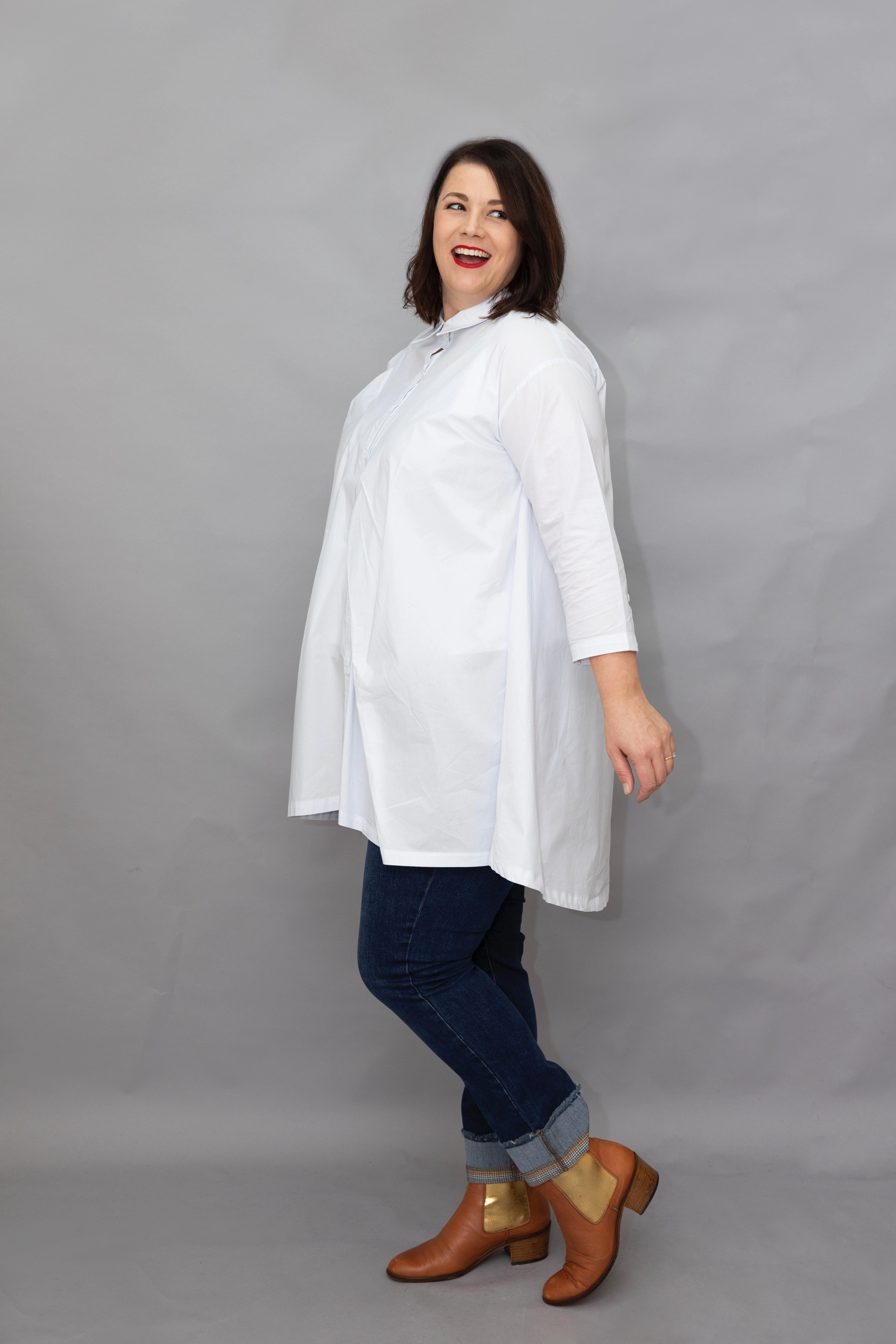 French Dressing Jeans - 6000779 Embroidered Cuff Jean Seamless Comfort MoistureWicking