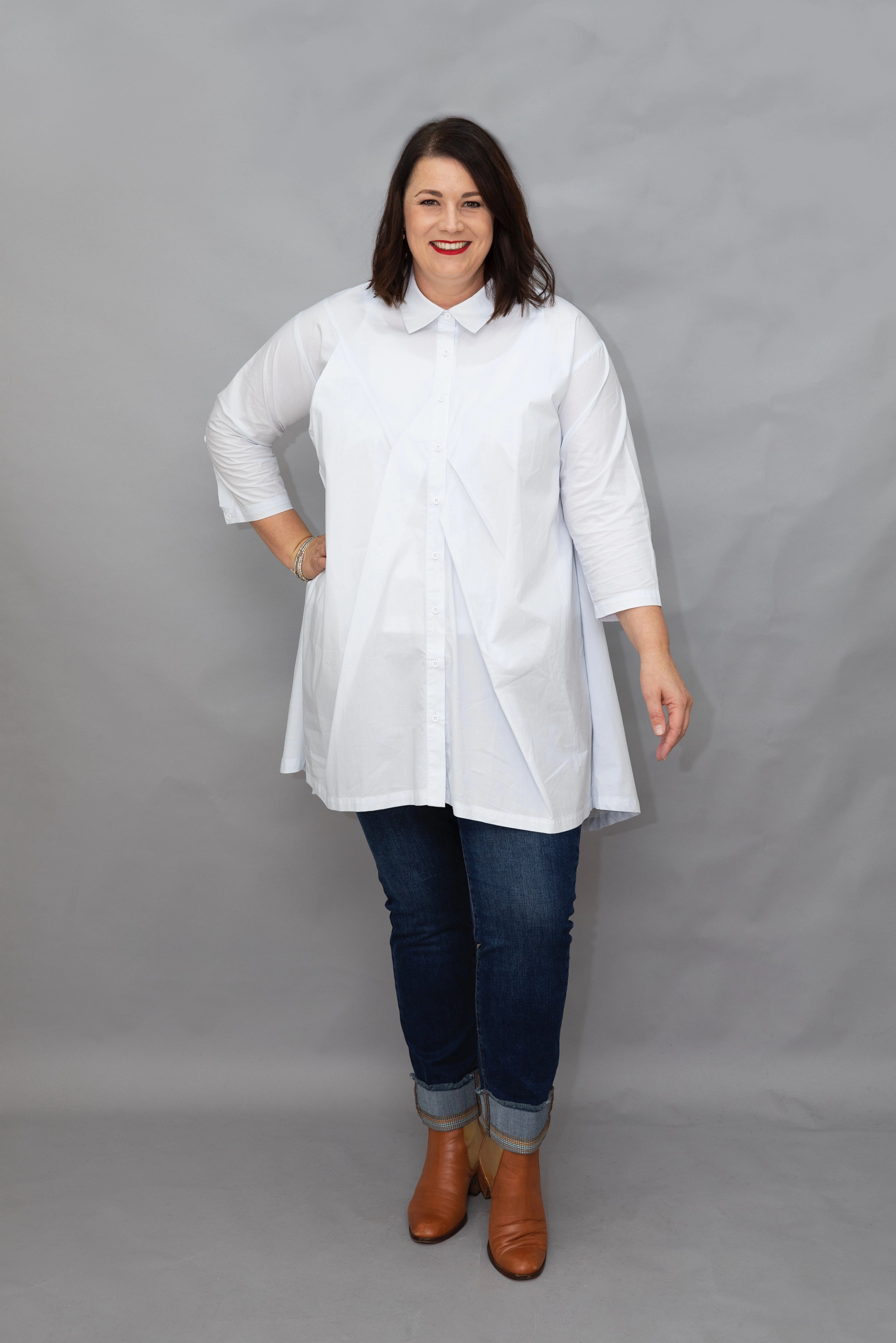 French Dressing Jeans - 6000779 Embroidered Cuff Jean Casual Essentials