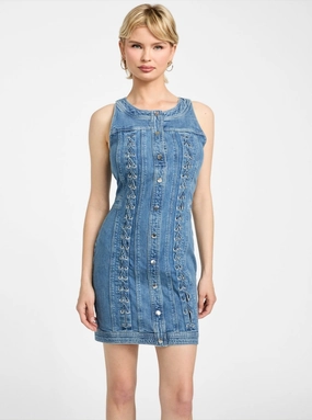 Night Appeal Blue Lisbeth Mini Denim Dress