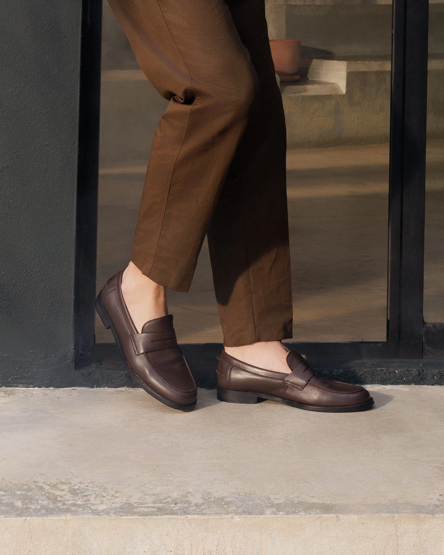 Gaio Brown Soft Calf Leather Marriage Look Always Shade